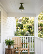 Parkway Small Outdoor Under Eave Olive Green