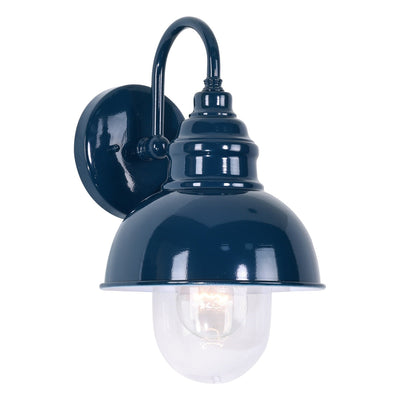 Parkway Small Outdoor Wall Light French Blue by Lode Lighting