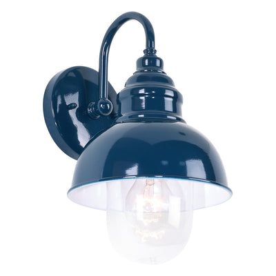 Parkway Small Outdoor Wall Light French Blue by Lode Lighting