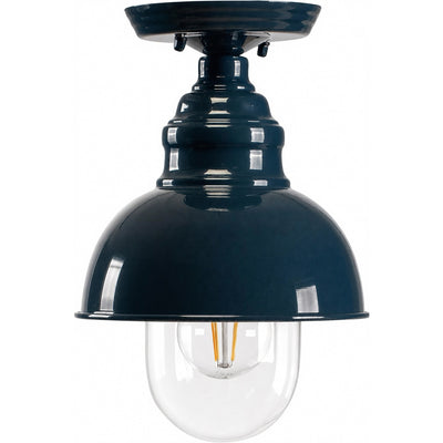 Parkway Small Outdoor Under Eave French Blue by Lode Lighting