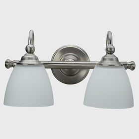 Nova 2 Light Wall Bracket Brushed by Lode Lighting