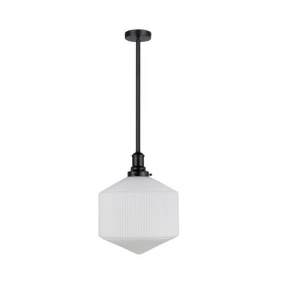 Jefferson Large Rod Pendant Opal Matte Matte by Lode Lighting