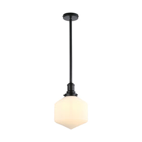 Jefferson Small Rod Pendant Opal Matte Matte by Lode Lighting