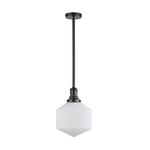 Jefferson Small Rod Pendant Opal Matte Matte by Lode Lighting