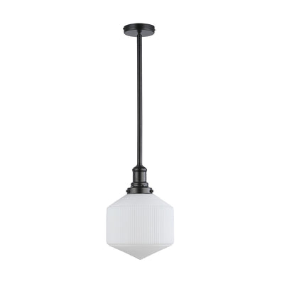 Jefferson Small Rod Pendant Opal Matte Matte by Lode Lighting