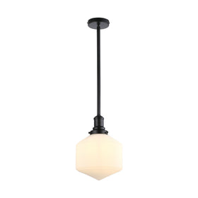 Jefferson Small Rod Pendant Opal Matte Matte by Lode Lighting