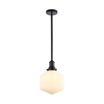 Jefferson Small Rod Pendant Opal Matte Matte by Lode Lighting