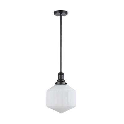 Jefferson Small Rod Pendant Opal Matte Matte by Lode Lighting