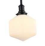 Jefferson Small Rod Pendant Opal Matte Matte by Lode Lighting