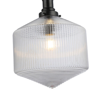 Jefferson Large Rod Pendant Clear Matte by Lode Lighting