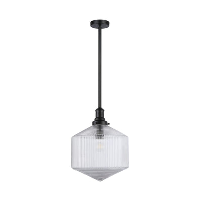 Jefferson Large Rod Pendant Clear Matte by Lode Lighting
