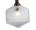 Jefferson Large Rod Pendant Clear Matte by Lode Lighting