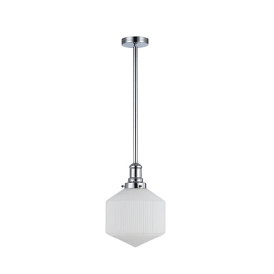 Jefferson Small Rod Pendant Opal Matte by Lode Lighting