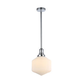 Jefferson Small Rod Pendant Opal Matte by Lode Lighting