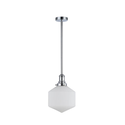 Jefferson Small Rod Pendant Opal Matte by Lode Lighting