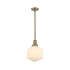 Jefferson Small Rod Pendant Opal Matte by Lode Lighting