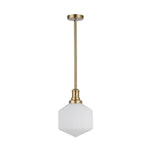 Jefferson Small Rod Pendant Opal Matte by Lode Lighting