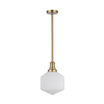 Jefferson Small Rod Pendant Opal Matte by Lode Lighting