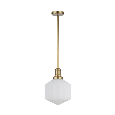 Jefferson Small Rod Pendant Opal Matte by Lode Lighting