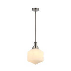 Jefferson Small Rod Pendant Opal Matte Brushed by Lode Lighting