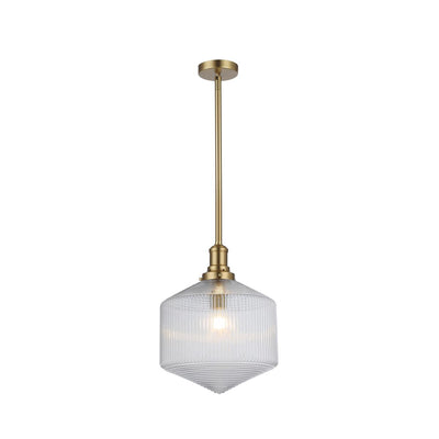 Jefferson Large Rod Pendant Clear by Lode Lighting