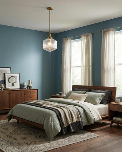 Jefferson Large Rod Pendant Clear by Lode Lighting