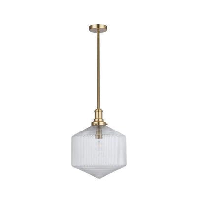 Jefferson Large Rod Pendant Clear by Lode Lighting