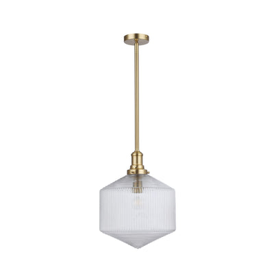 Jefferson Large Rod Pendant Clear by Lode Lighting