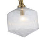 Jefferson Large Rod Pendant Clear by Lode Lighting