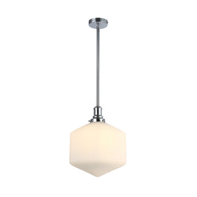 Jefferson Large Rod Pendant Opal Matte by Lode Lighting
