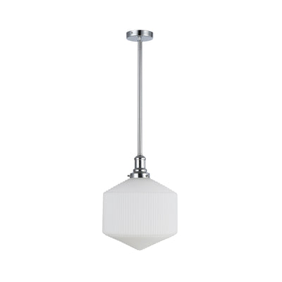 Jefferson Large Rod Pendant Opal Matte by Lode Lighting
