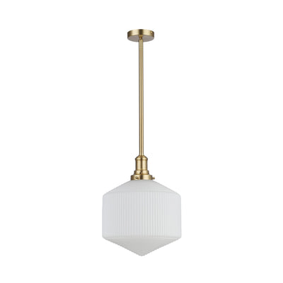 Jefferson Large Rod Pendant Opal Matte by Lode Lighting