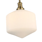 Jefferson Large Rod Pendant Opal Matte by Lode Lighting