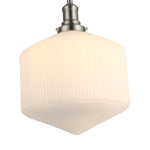 Jefferson Large Rod Pendant Opal Matte Brushed by Lode Lighting