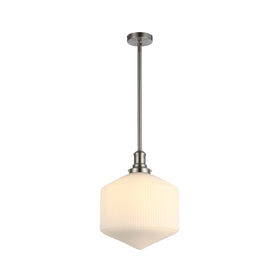 Jefferson Large Rod Pendant Opal Matte Brushed by Lode Lighting
