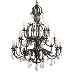 Louis 15th 24 Light Pendant Candle Covers by Lode Lighting