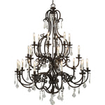 Louis 15th 24 Light Pendant Candle Covers by Lode Lighting