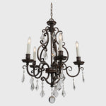 Louis 15th 5 Light Pendant Candle Covers by Lode Lighting