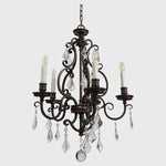 Louis 15th 5 Light Pendant Candle Covers by Lode Lighting