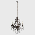 Louis 15th 5 Light Pendant Candle Covers by Lode Lighting
