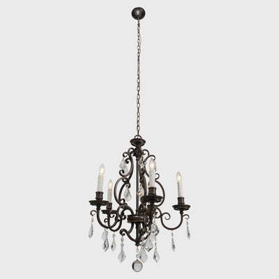 Louis 15th 5 Light Pendant Candle Covers by Lode Lighting