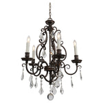 Louis 15th 5 Light Pendant Candle Covers by Lode Lighting