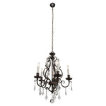 Louis 15th 5 Light Pendant Candle Covers by Lode Lighting