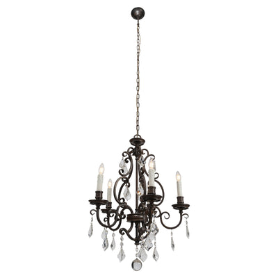 Louis 15th 5 Light Pendant Candle Covers by Lode Lighting