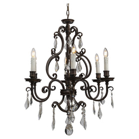 Louis 15th 6 Light Pendant Candle Covers by Lode Lighting