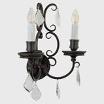 Louis 15th 2 Light Wall Bracket Candle Covers by Lode Lighting