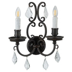 Louis 15th 2 Light Wall Bracket Candle Covers by Lode Lighting