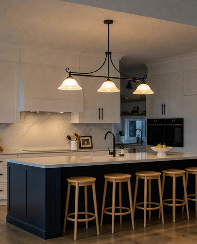 Dallas 3 Light Bench Pendant by Lode Lighting