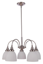 Benson 5 Light Pendant Arms Down Brushed Nickel by Lode Lighting