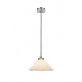 Dallas Single 1 Light Pendant Brushed Nickel
